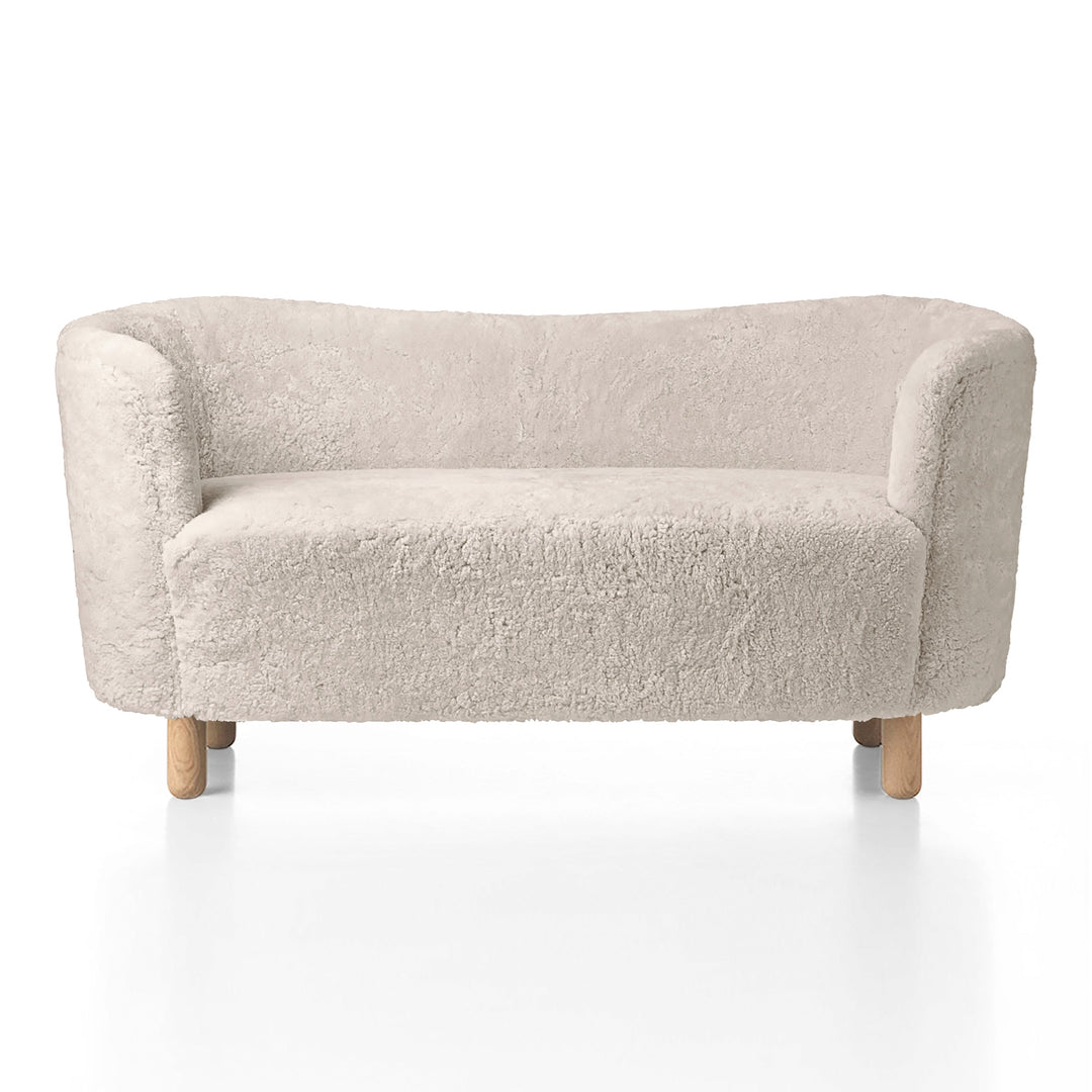 Mingle Sofa Sofas Audo Copenhagen Sheepskin Moonlight / Natural Oak