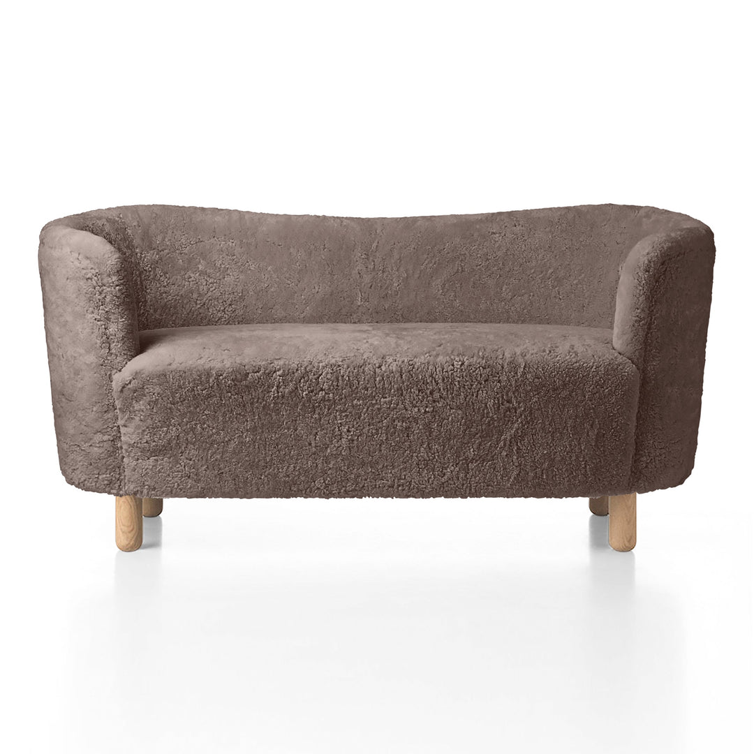 Mingle Sofa Sofas Audo Copenhagen Sheepskin Sahara / Natural Oak