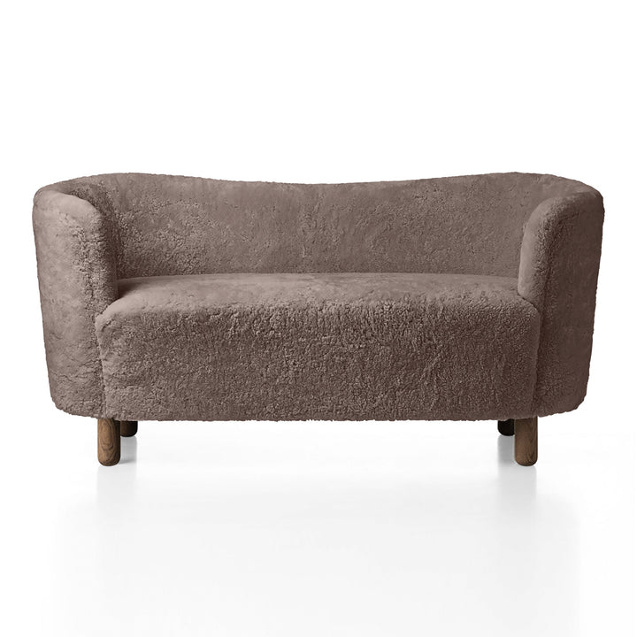 Mingle Sofa Sofas Audo Copenhagen Sheepskin Sahara / Smoked Oak