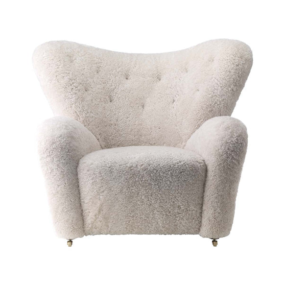 The Tired Man Lounge Chair with Footstool Chairs Audo Copenhagen
