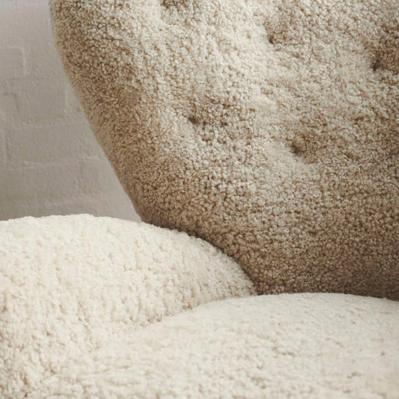 The Tired Man Lounge Chair with Footstool Chairs Audo Copenhagen