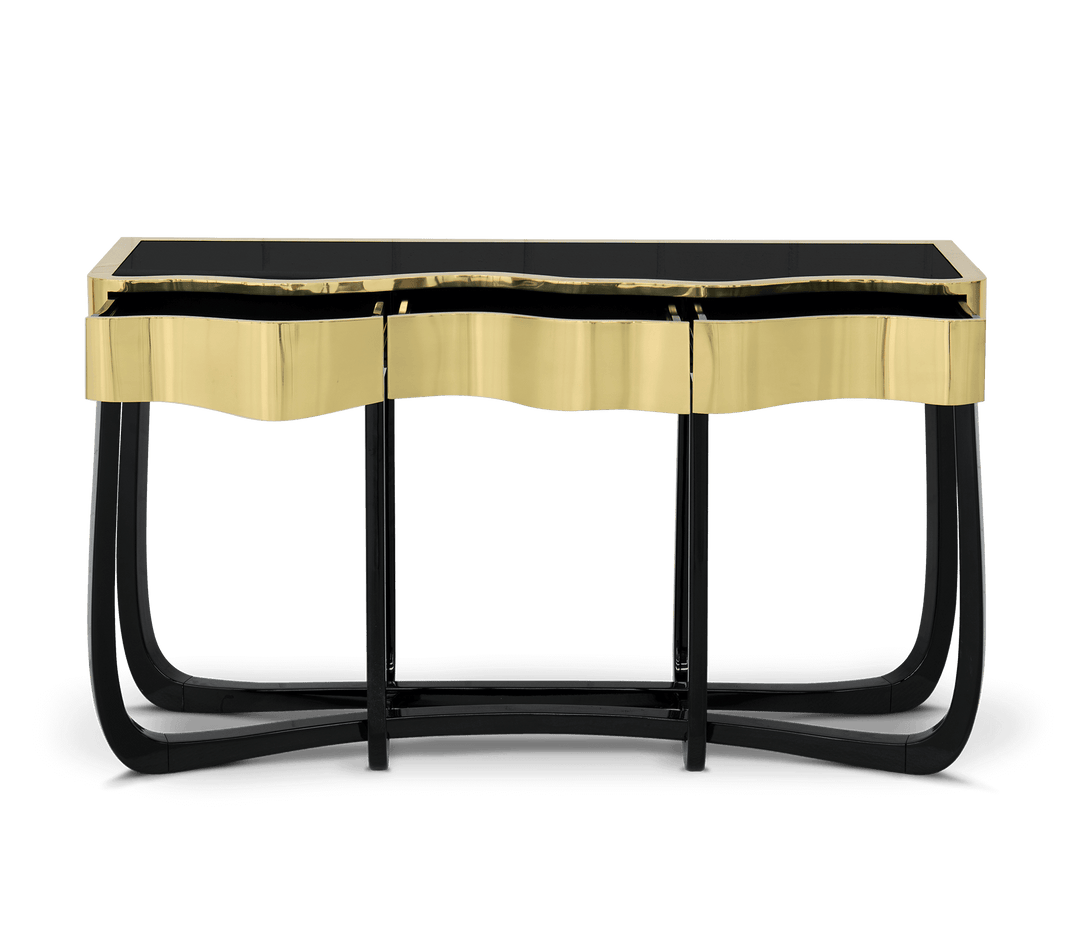 Sinuous Gold Console  Boca Do Lobo   