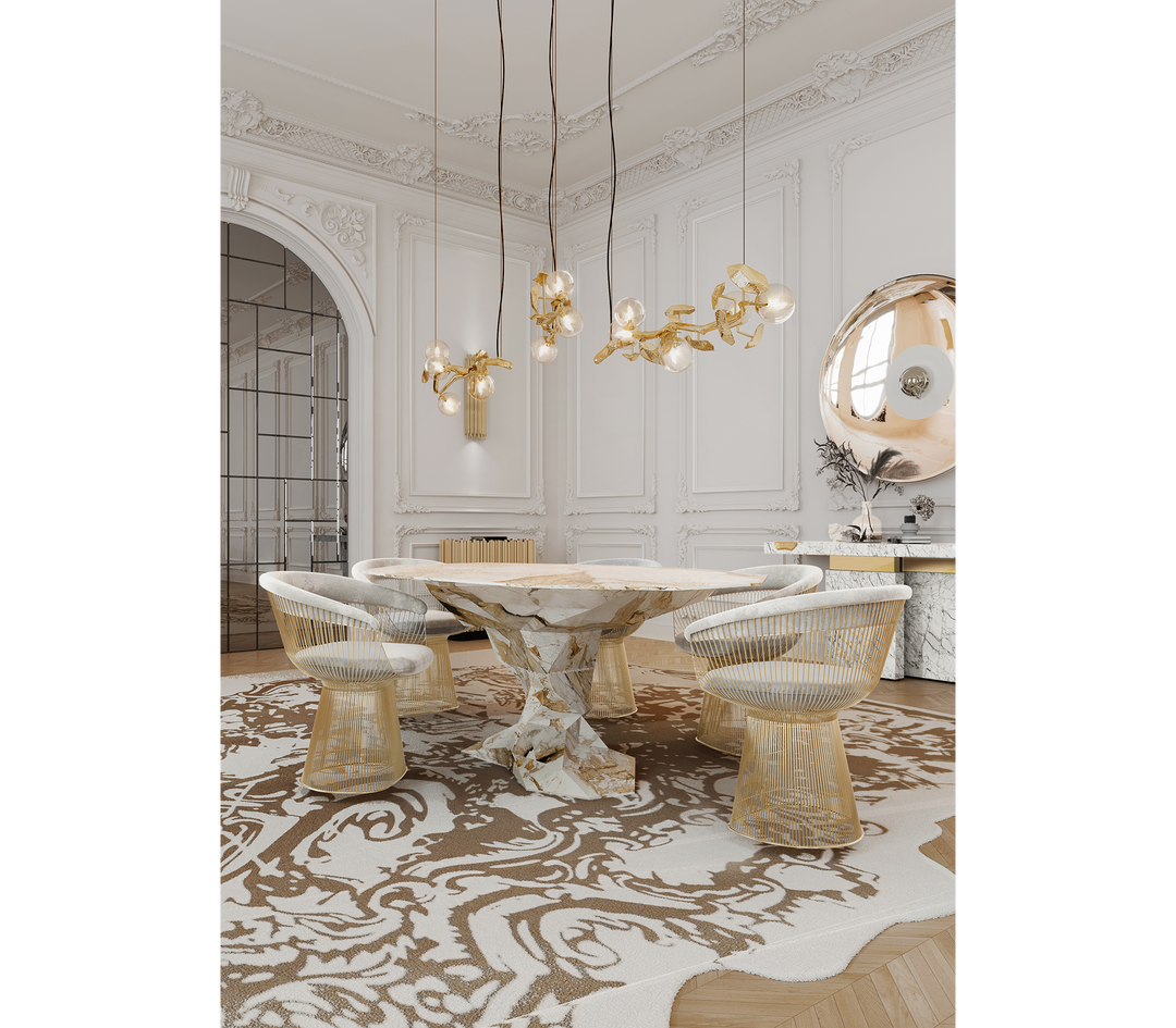 bonsai silver dining table - Image 28