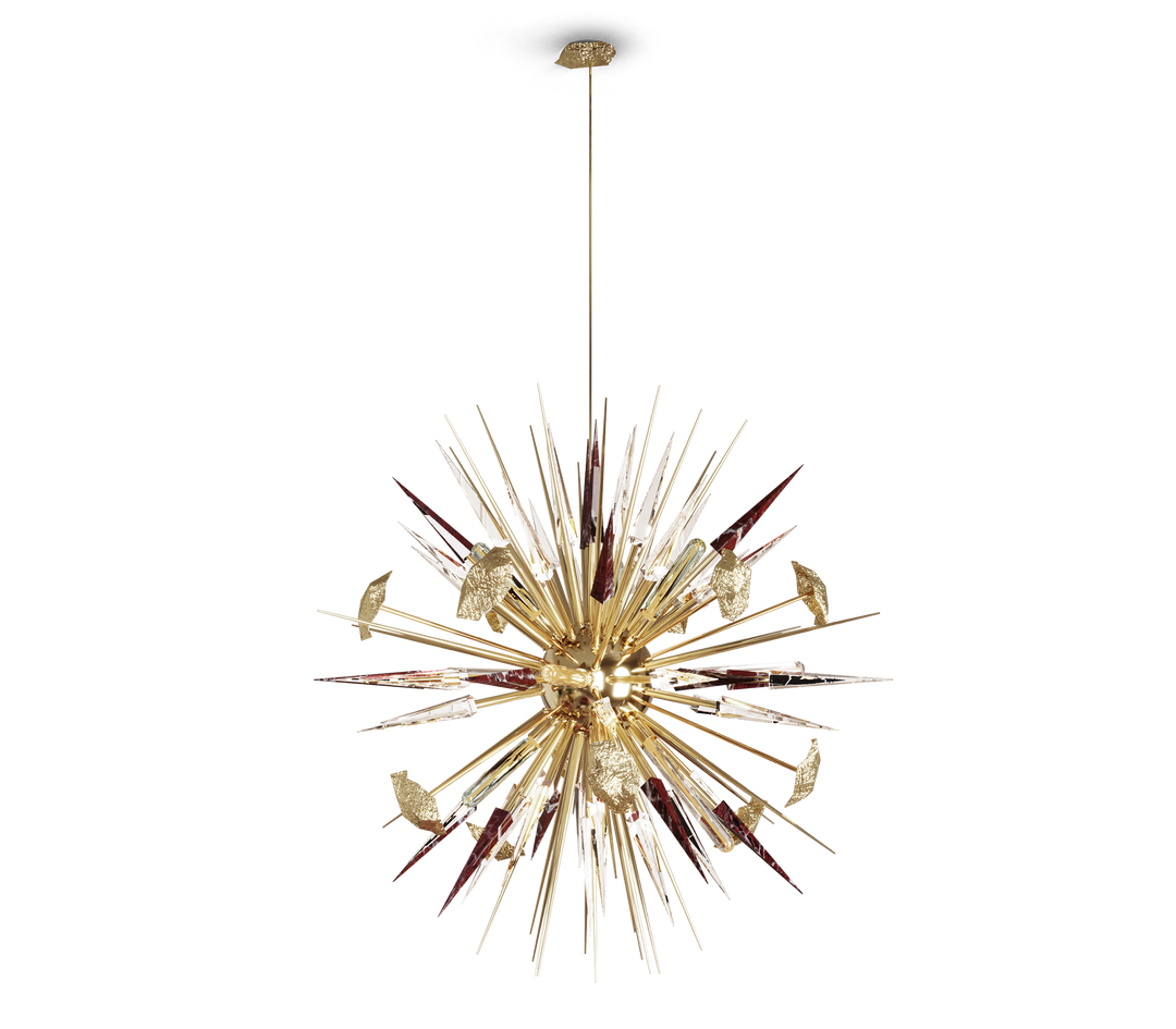 outburst black chandelier Lighting Boca Do Lobo Rosso Levanto