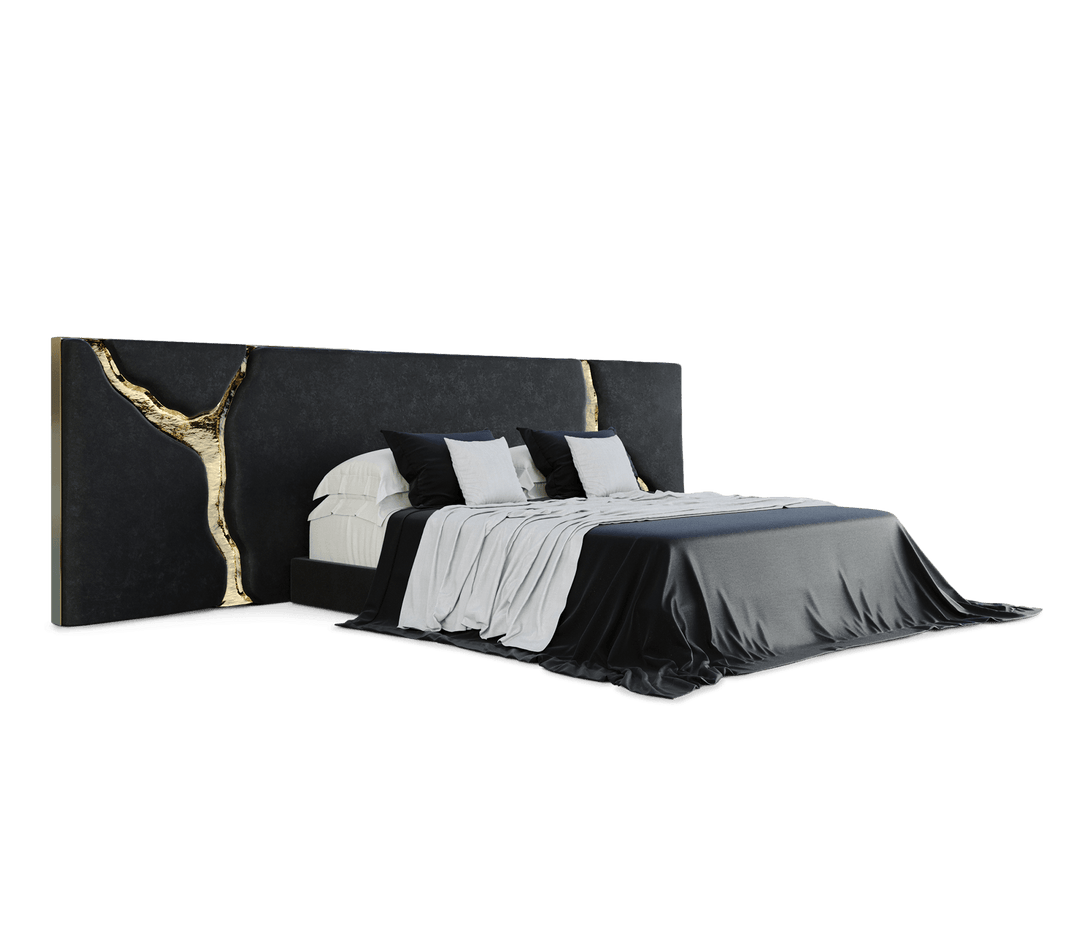 lapiaz black headboard Beds Boca Do Lobo