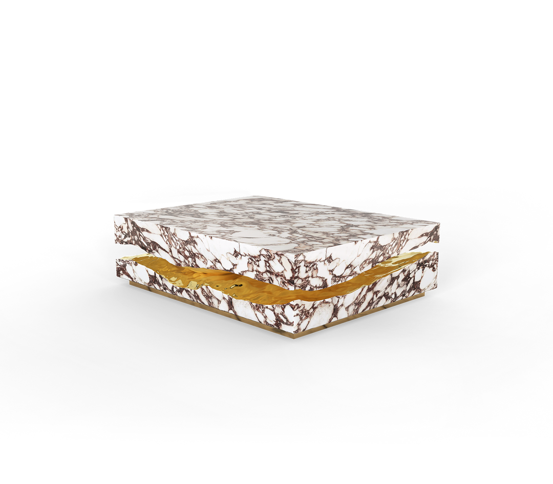 Quarry Center Table  Boca Do Lobo Calacatta Violla  