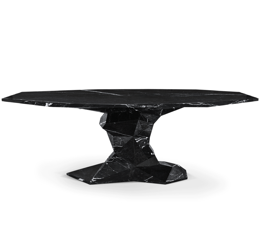 bonsai silver dining table Dining Tables Boca Do Lobo Marble