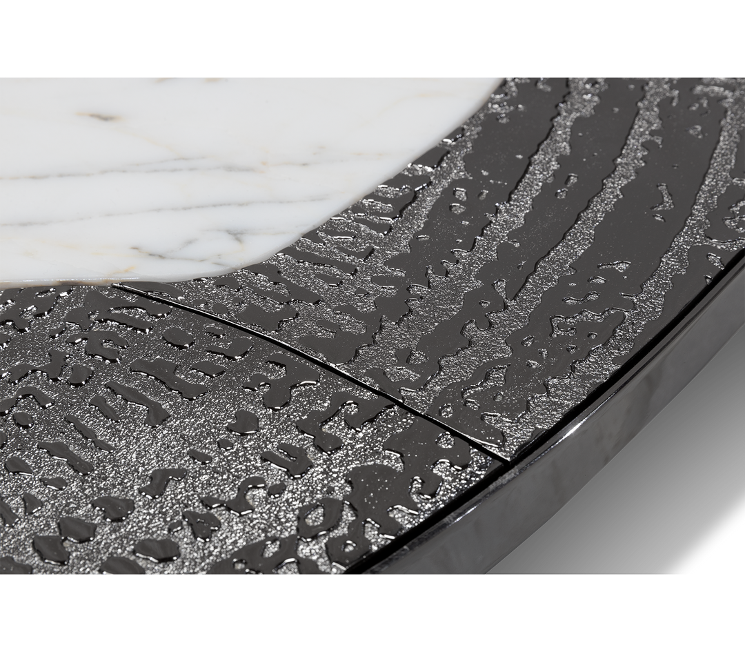 ophelia calacatta marble and gold center table - Image 54