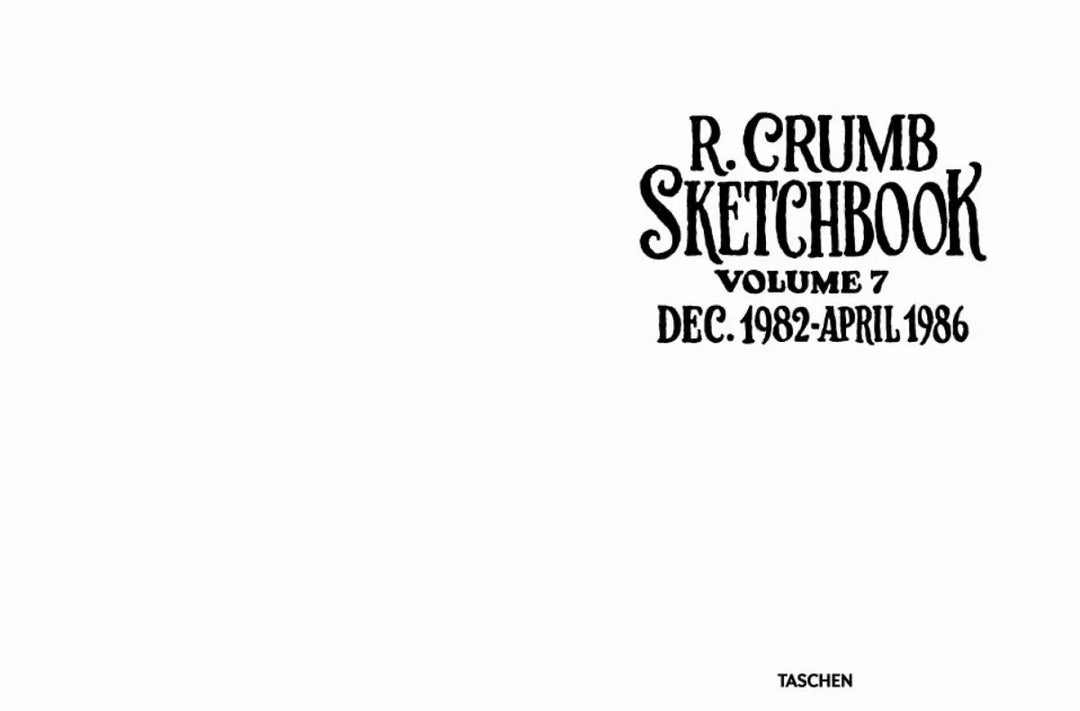 Robert Crumb. Sketchbooks 1982-2011 Print Books Taschen   