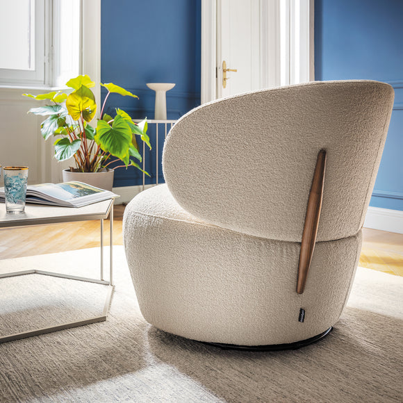 Mara Swivel Lounge Chair – Italian Luxury Interiors