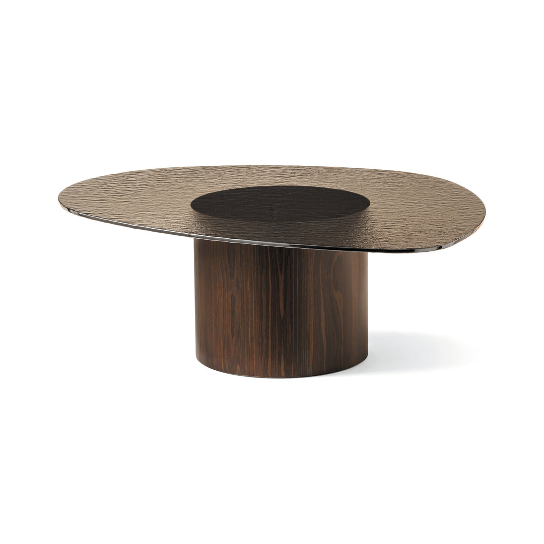 Mushroom Coffee Table Coffee Tables Calligaris GM2 Bronze Tempered Glass
