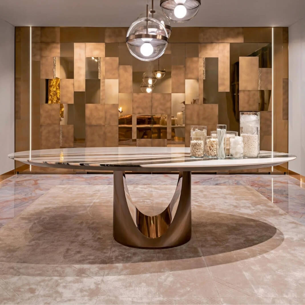 Cameron Steel Table Fixed Tables Visionnaire