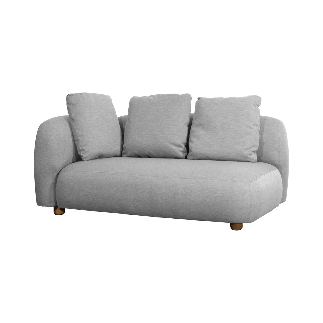 Capture 2-seater Corner Sofa Module Outdoor Sofas Cane-line Light Grey Cane-line AirTouch Left