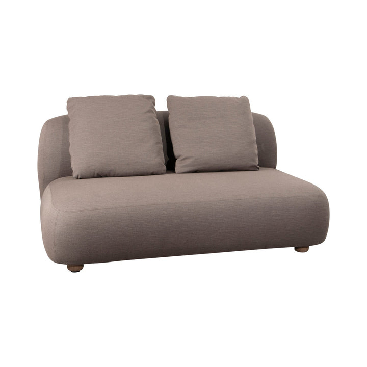 Capture 2-seater Sofa Module Outdoor Sofas Cane-line Taupe Cane-line AirTouch