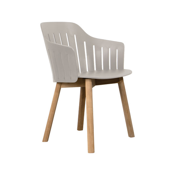 Choice Outdoor Dining Armchair with Wood Legs Chairs Cane-line