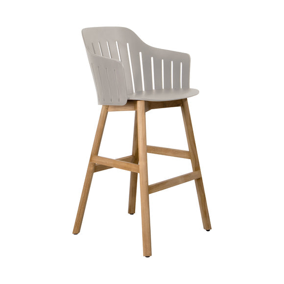 Choice Outdoor Stool with Wood Legs Outdoor Furniture Cane-line