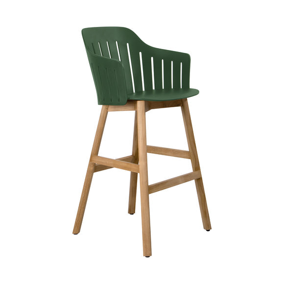 Choice Outdoor Stool with Wood Legs Outdoor Furniture Cane-line