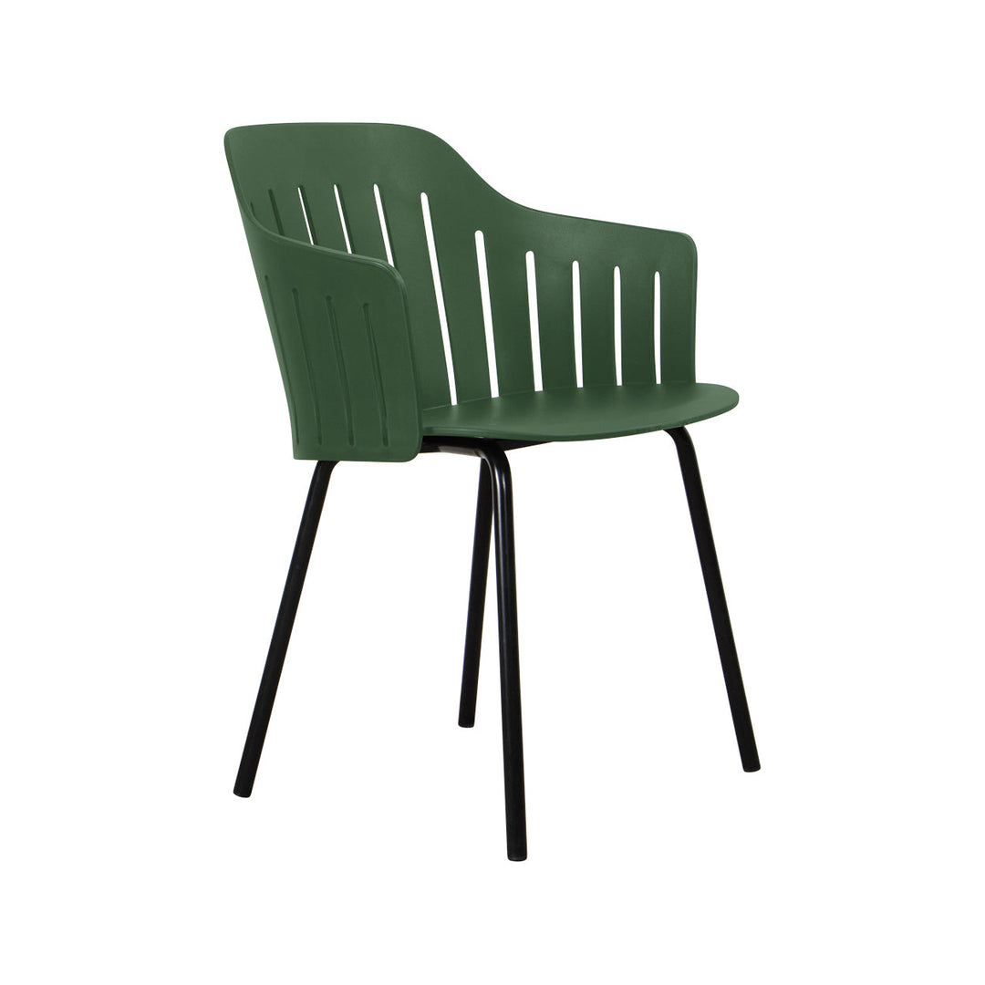 Choice Outdoor Dining Armchair with Metal Legs Chairs Cane-line