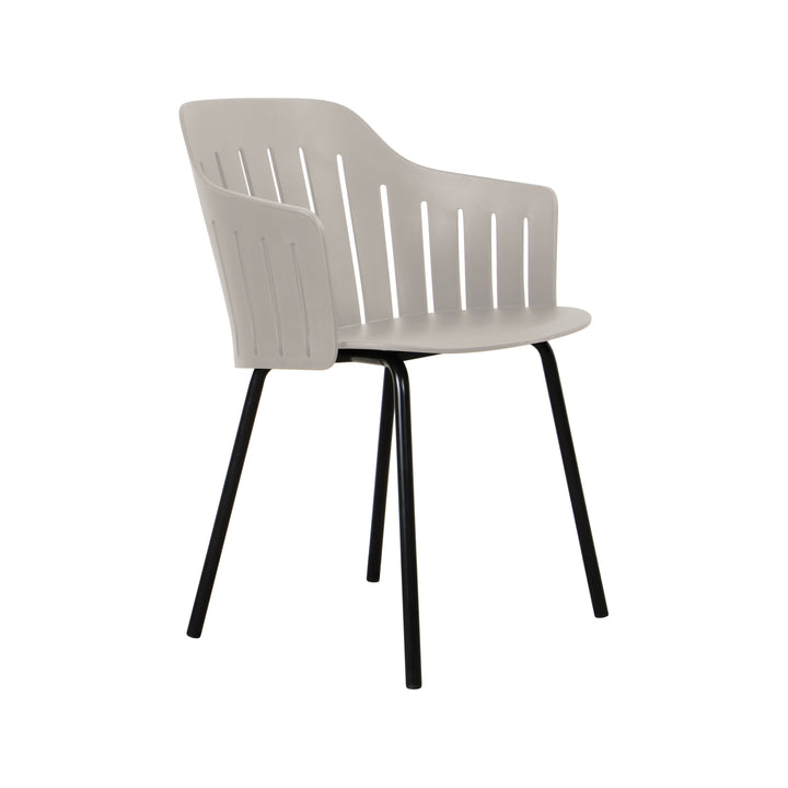 Choice Outdoor Dining Armchair with Metal Legs Chairs Cane-line