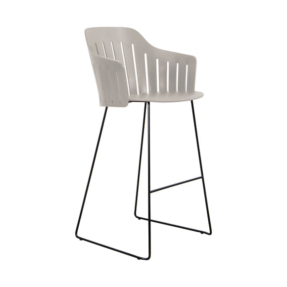 Choice Outdoor Stool with Metal Legs Outdoor Furniture Cane-line