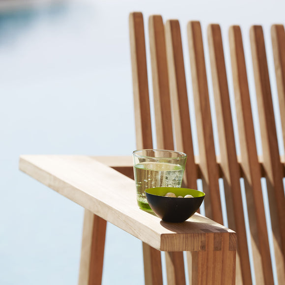 Amaze Outdoor Teak Stackable Lounge Chair Outdoor Chairs Cane-line