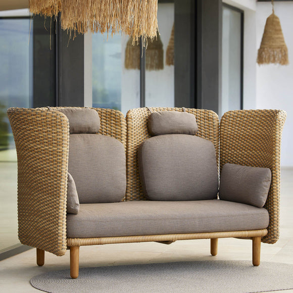 Arch High Back Outdoor 2-Seater Sofa Outdoor Sofas Cane-line