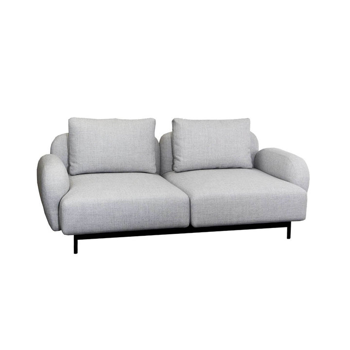 Aura 2-Seater Sofa Sofas Cane-line Light Grey Cane-line Essence Low Armrest