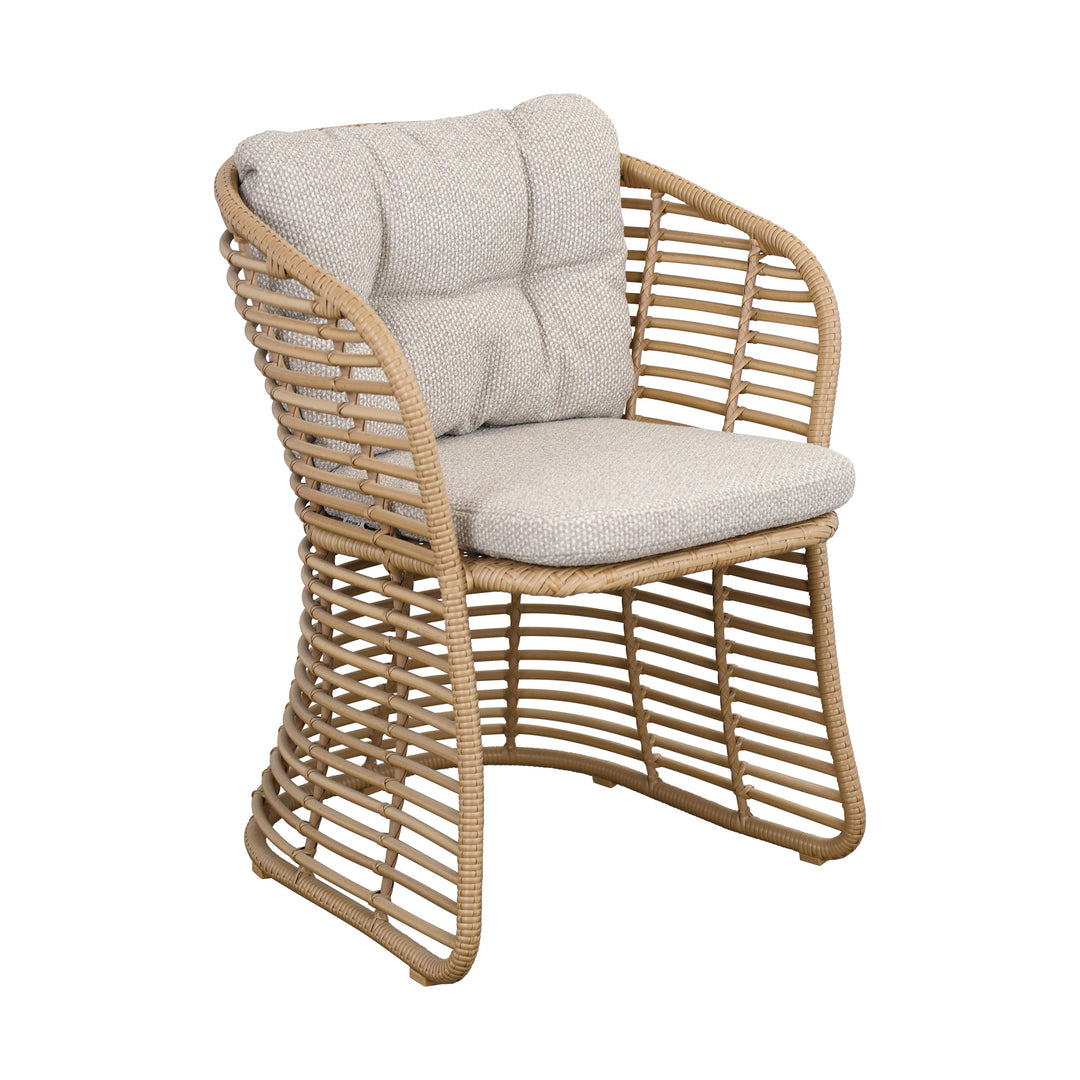 Basket Outdoor Dining Chair Chairs Cane-line Desert Sand Cane-line Rise