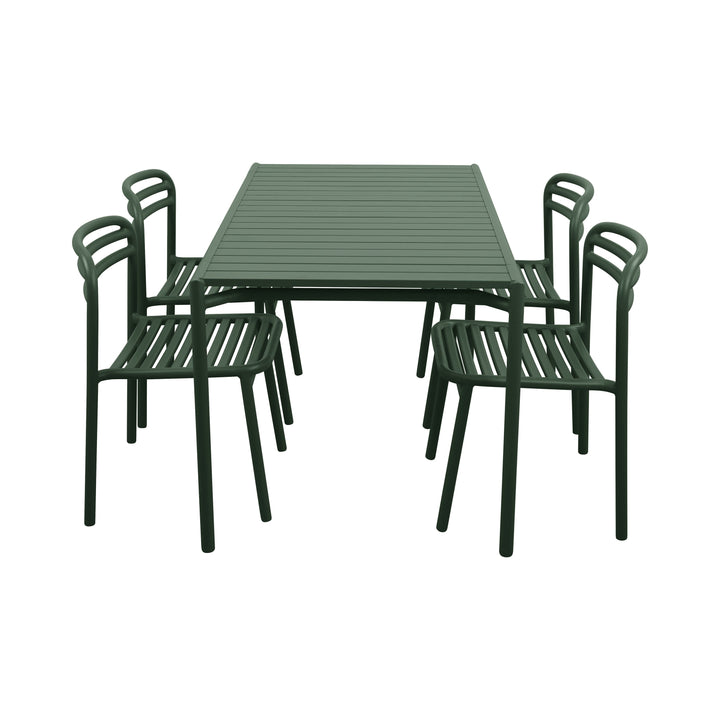 Bliss Outdoor Rectangular Dining Table Set Outdoor Furniture Cane-line