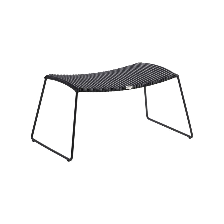 Breeze Outdoor Footstool Outdoor Ottomans Cane-line Black Cane-Line Weave