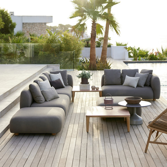 Capture Outdoor Pouf/Ottoman Outdoor Ottomans Cane-line