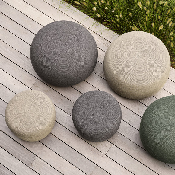 Circle Round Footstool Outdoor Ottomans Cane-line