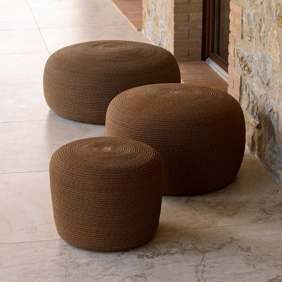 Circle Round Footstool Outdoor Ottomans Cane-line