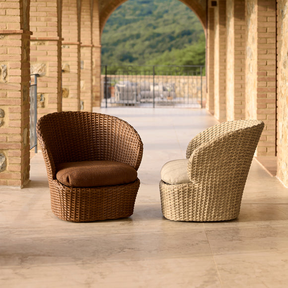 Coast Outdoor Swivel Lounge Chair Outdoor Chairs Cane-line