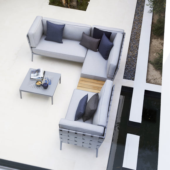 Conic Outdoor 2 Seater Sofa Left Module Outdoor Sofas Cane-line