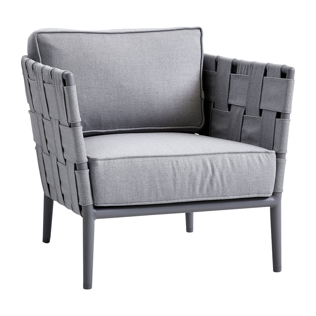 Conic Outdoor Lounge Chair Outdoor Chairs Cane-line Light Grey Cane-Line Airtouch