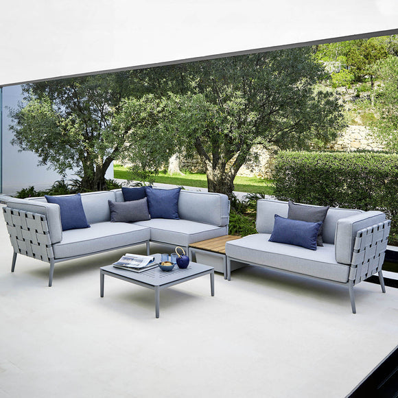 Conic Outdoor Sectional With Table/Storage Sectional Sofas Cane-line