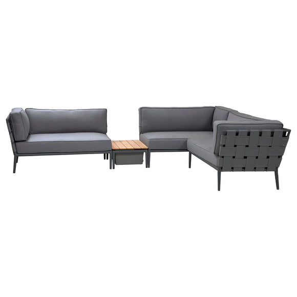 Conic Outdoor Sectional With Table/Storage Sectional Sofas Cane-line