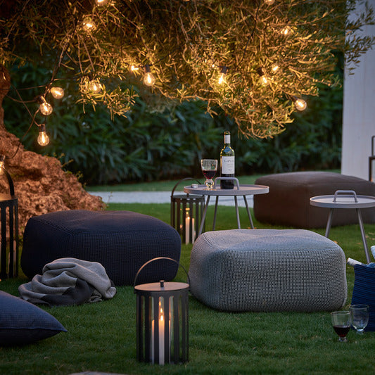 Divine Footstool Outdoor Ottomans Cane-line