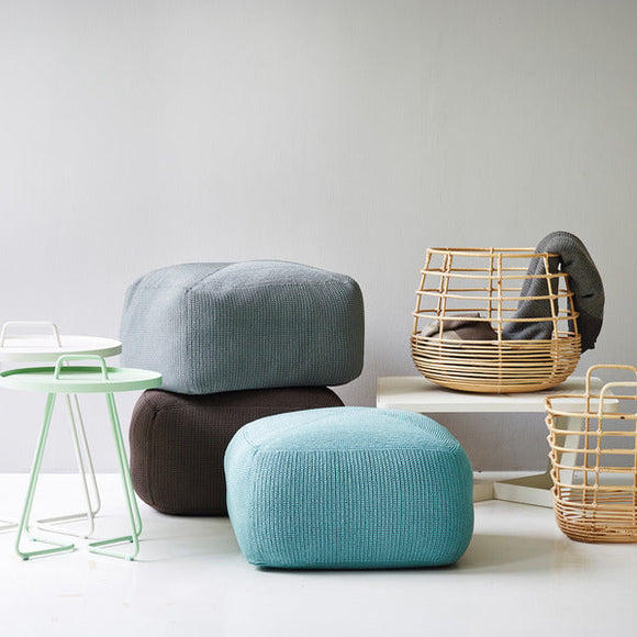 Divine Footstool Outdoor Ottomans Cane-line