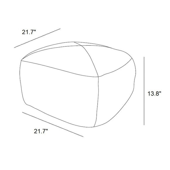 Divine Footstool Outdoor Ottomans Cane-line