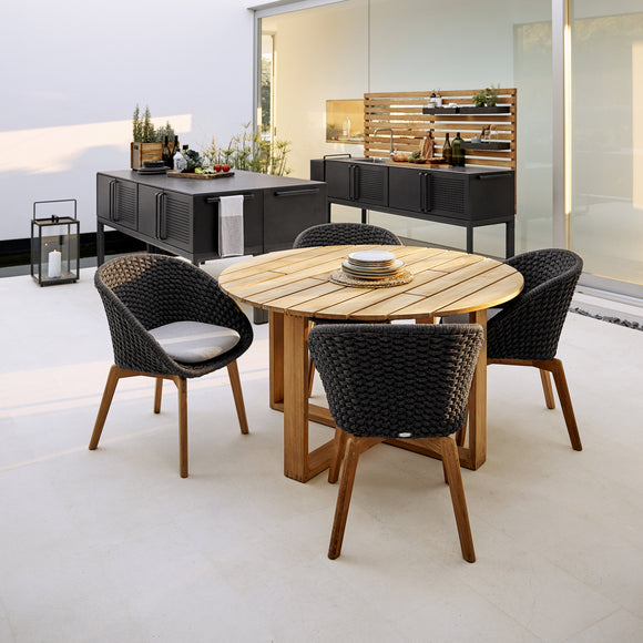 Endless Outdoor Round Dining Table Tables Cane-line