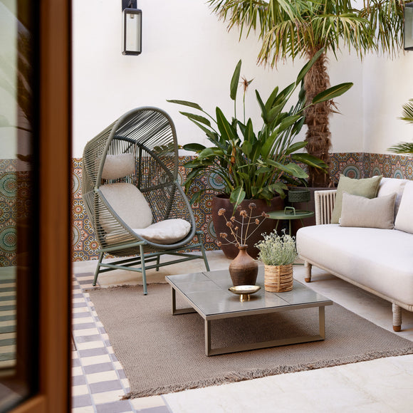 Hive Outdoor Chair with Base Outdoor Chairs Cane-line