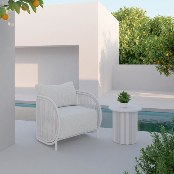 Kamari Club Chair Outdoor Chairs Azzurro Living