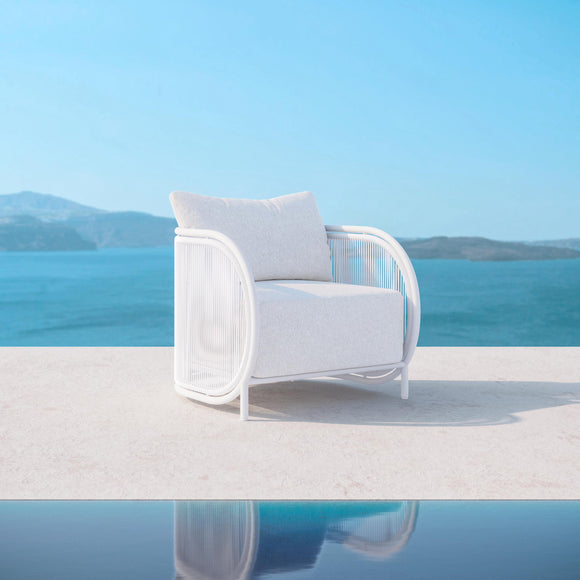 Kamari Club Chair Outdoor Chairs Azzurro Living