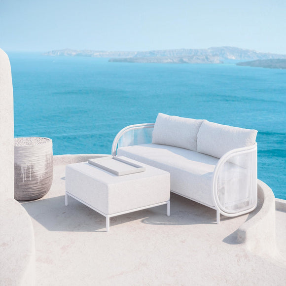 Kamari Ottoman Outdoor Ottomans Azzurro Living