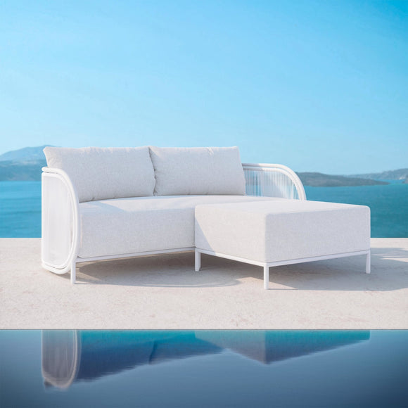 Kamari Ottoman Outdoor Ottomans Azzurro Living