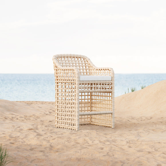 Kiawah Stool Outdoor Furniture Azzurro Living