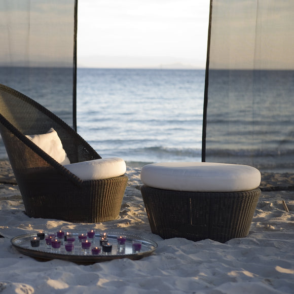 Kingston Outdoor Footstool Outdoor Ottomans Cane-line