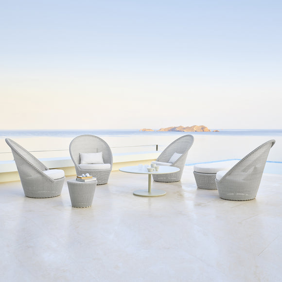 Kingston Outdoor Sunchair with Wheels Outdoor Chairs Cane-line